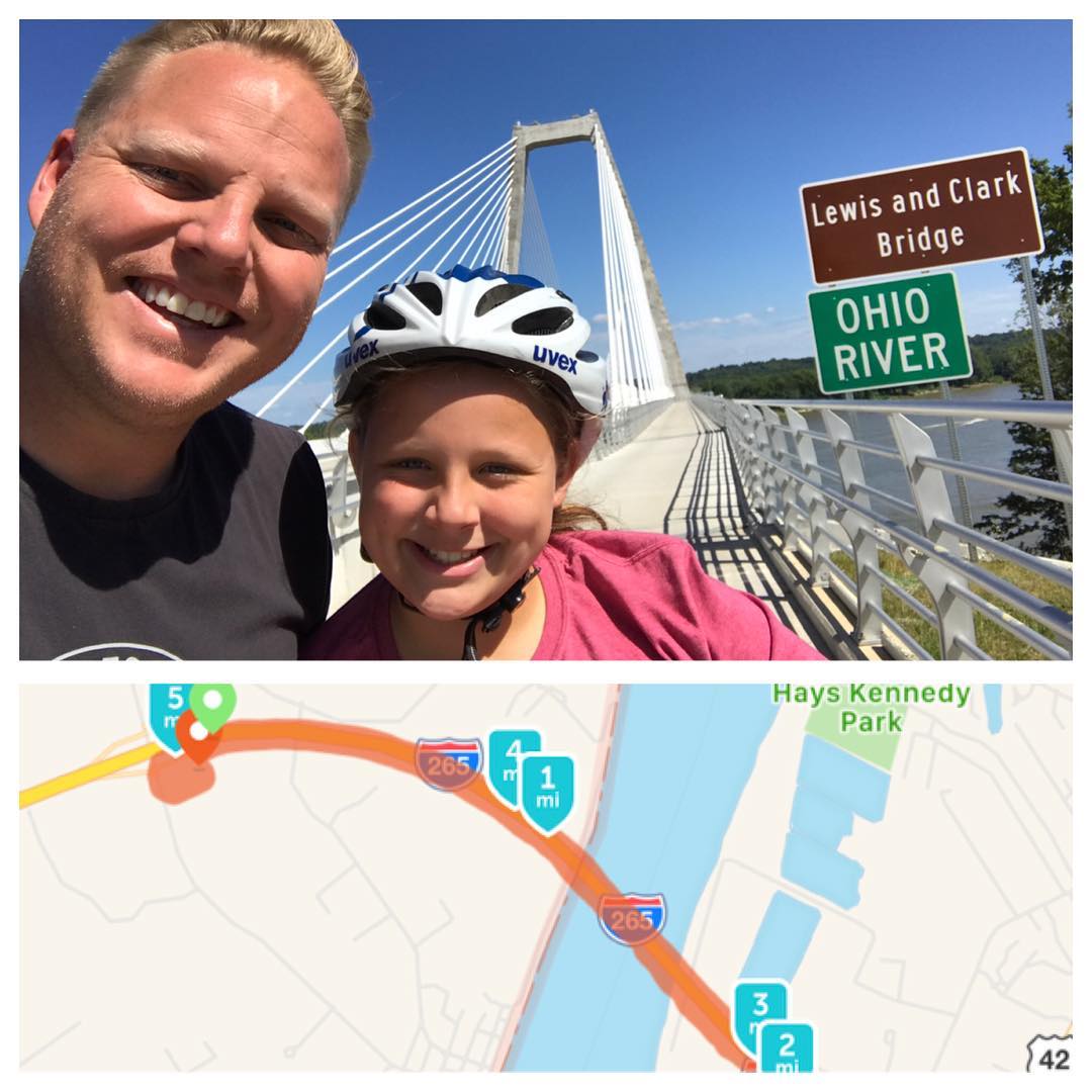 Nice afternoon ride with my daughter. – Trevor