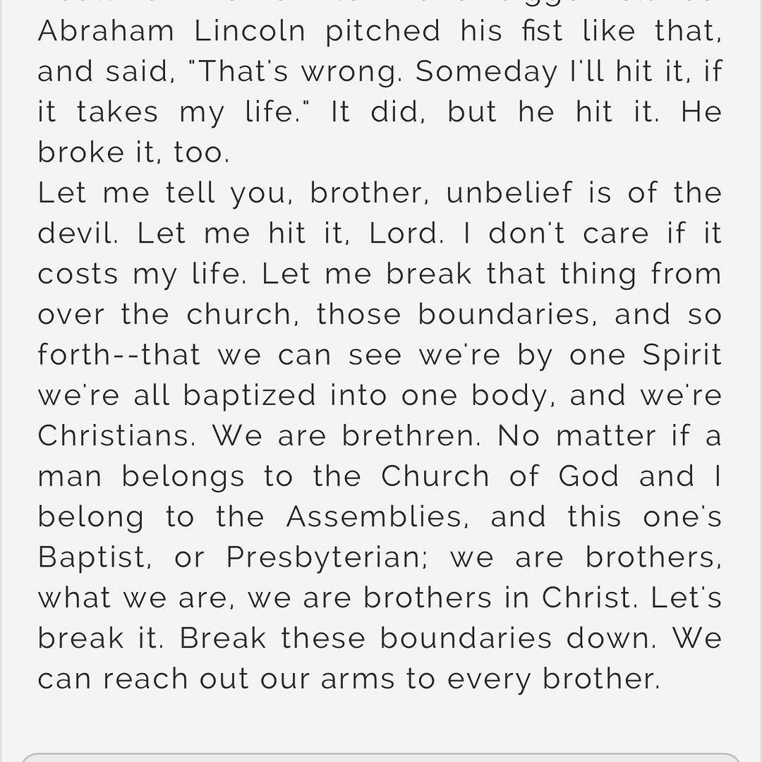 It’s wrong!  It costs a lot of popularity.
Does anyone notice a pattern here? #BrothersInChrist – Trevor